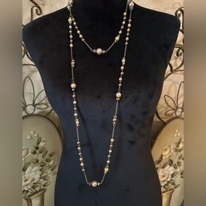 Long beaded necklace